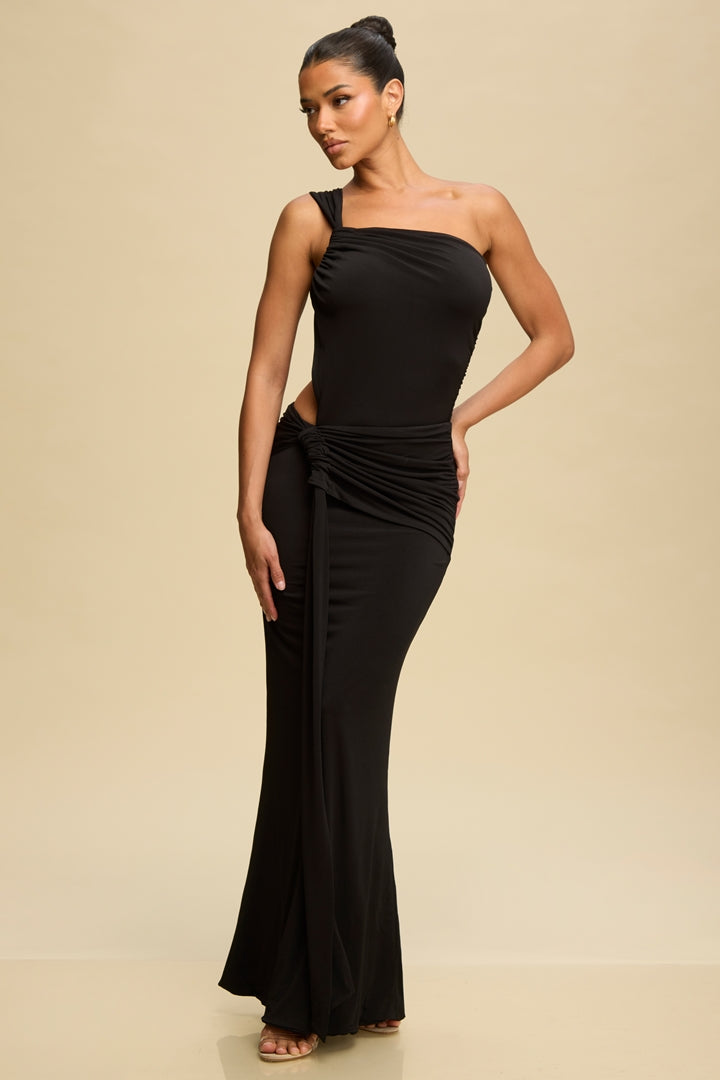 Luxe Curve One-Shoulder Maxi Dress