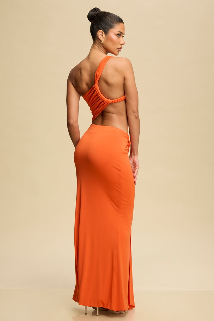 Luxe Curve One-Shoulder Maxi Dress