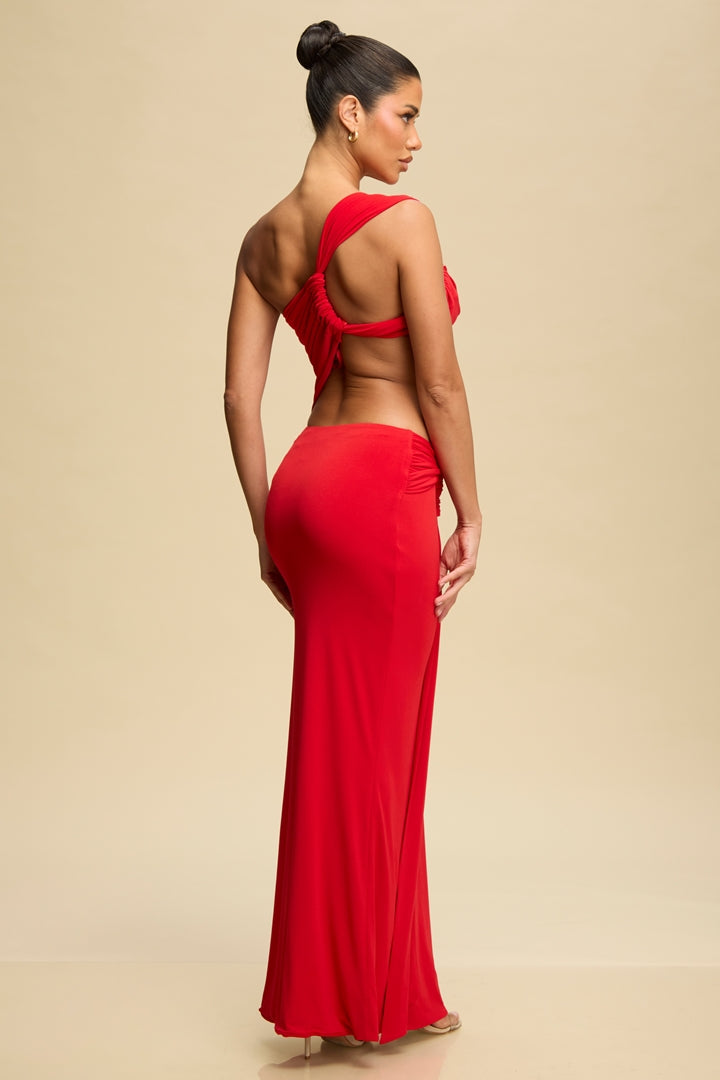 Luxe Curve One-Shoulder Maxi Dress