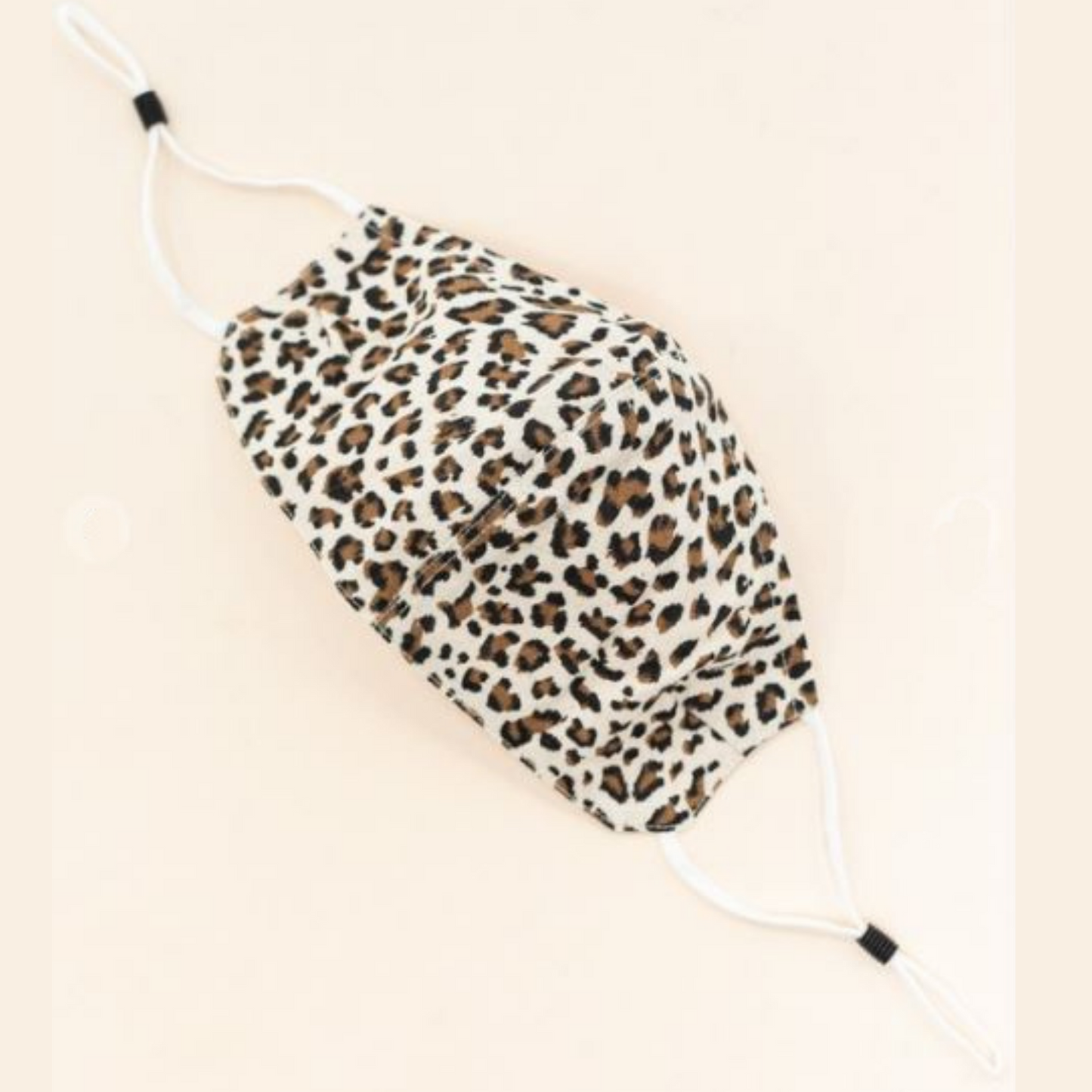 3D Leopard Print Cotton Face Mask For Adults